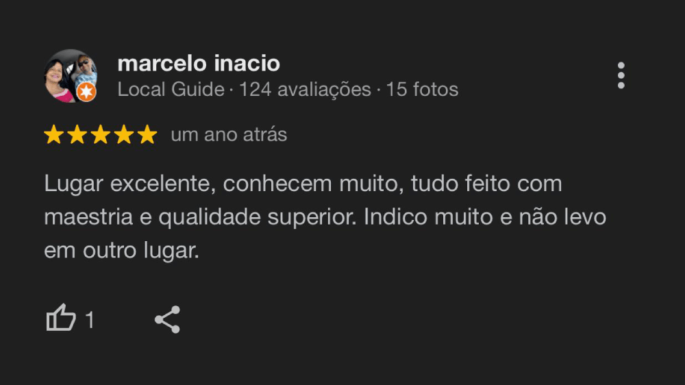 Depoimento Cliente 1