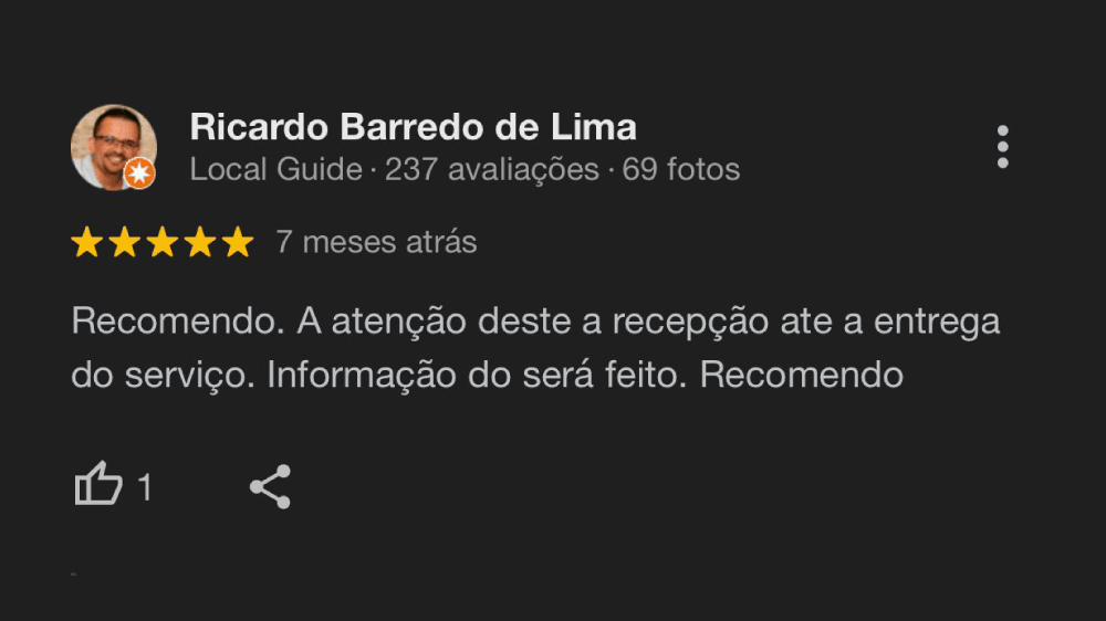 Depoimento Cliente 5