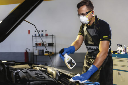 Lavagem Técnica de Motor a Seco