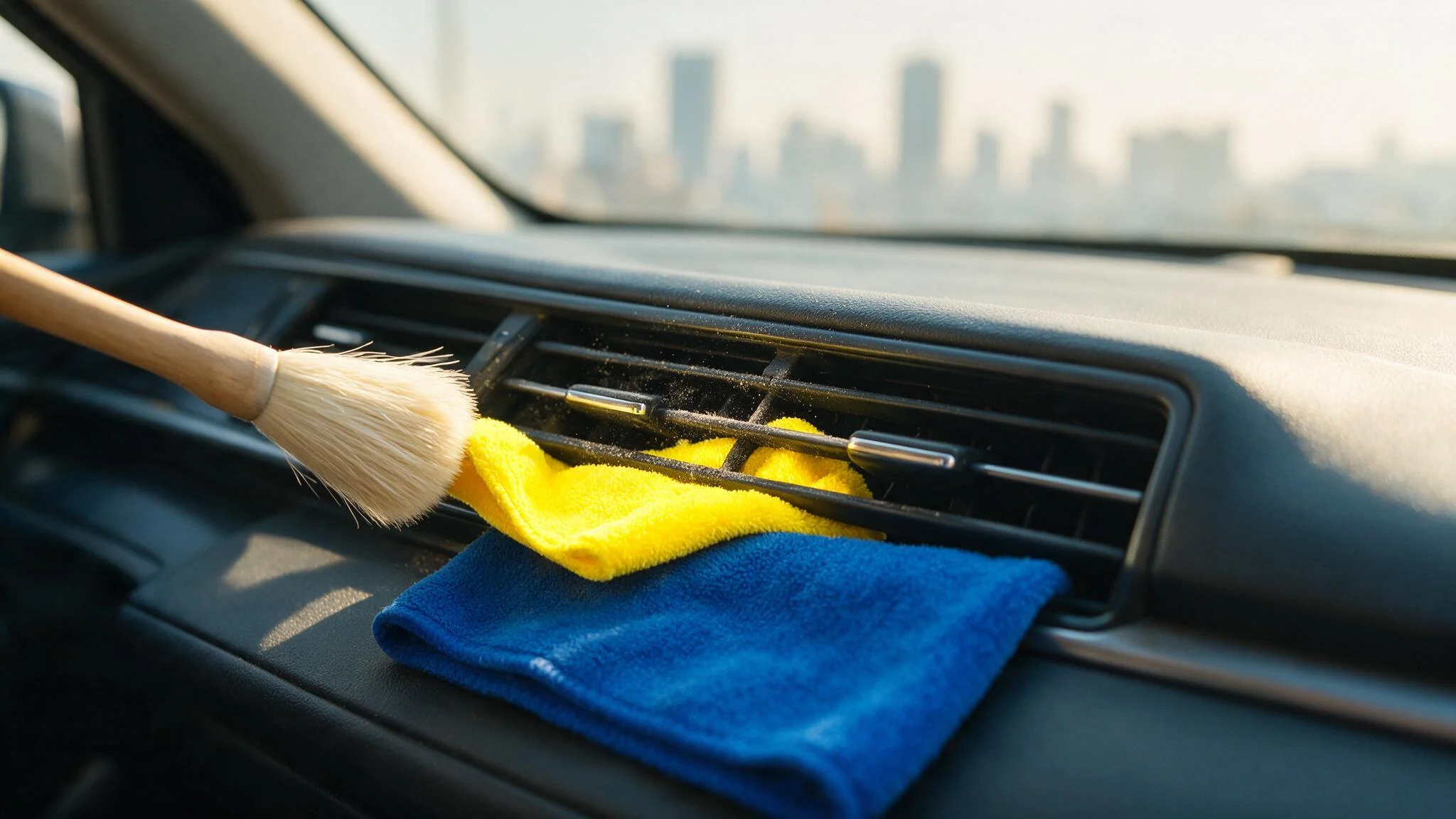 Qualidade do ar em São Paulo: higienização do ar-condicionado do carro contra a poluição